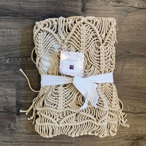 Cream Macrame Wall Hanging